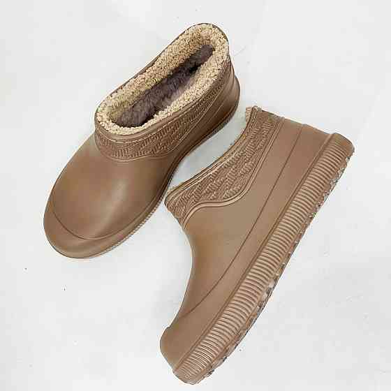 Зимние женские утепленые ботинки, Женские дутики из текстиля Калоши Суконные зимние бурки NV-12 Львов