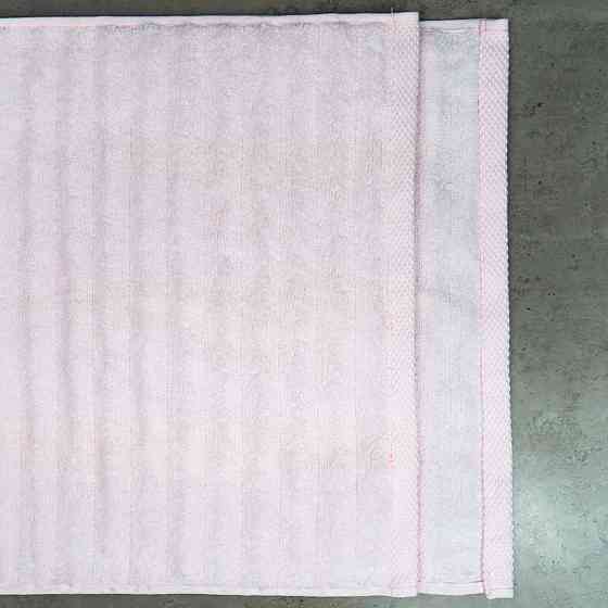 Банний махровий рушник GM Textile 70x140см Преміум якості Зеро Твіст 550г/м2 (Світло-рожевий) Суми