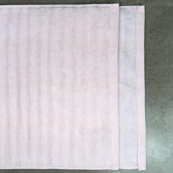 Банний махровий рушник GM Textile 70x140см Преміум якості Зеро Твіст 550г/м2 (Світло-рожевий) Суми - фото 4