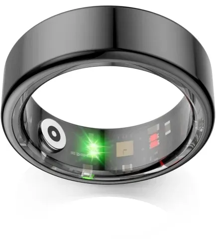 Смарт-кільце смарт-каблучка Smart Ring R-03 розмір 9 deep grey з датчиками кисню та серцебиття Дніпро - фото 13