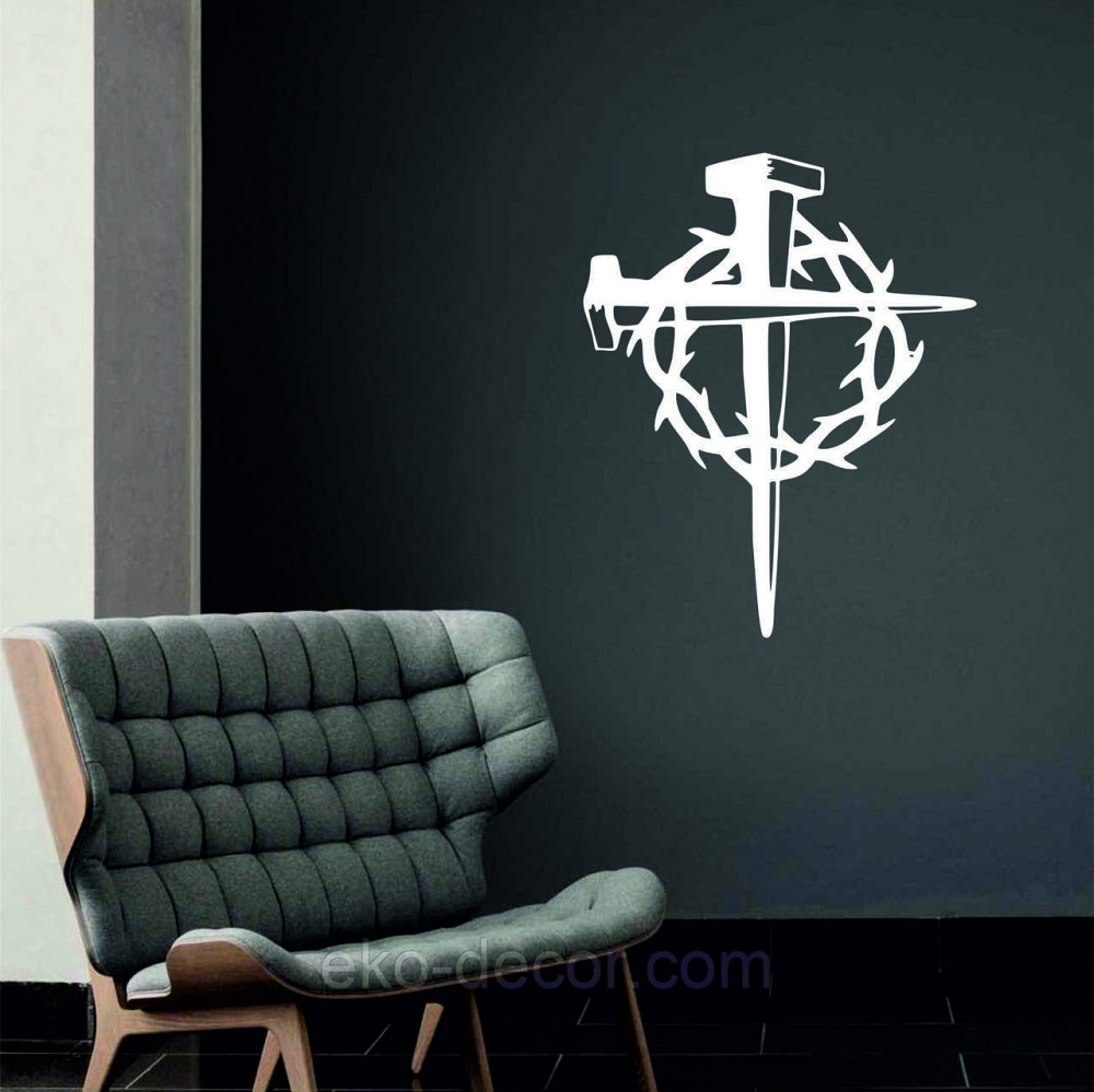 Декоративне настінне Панно «Хрест», Декор на стіну Київ - фото 2