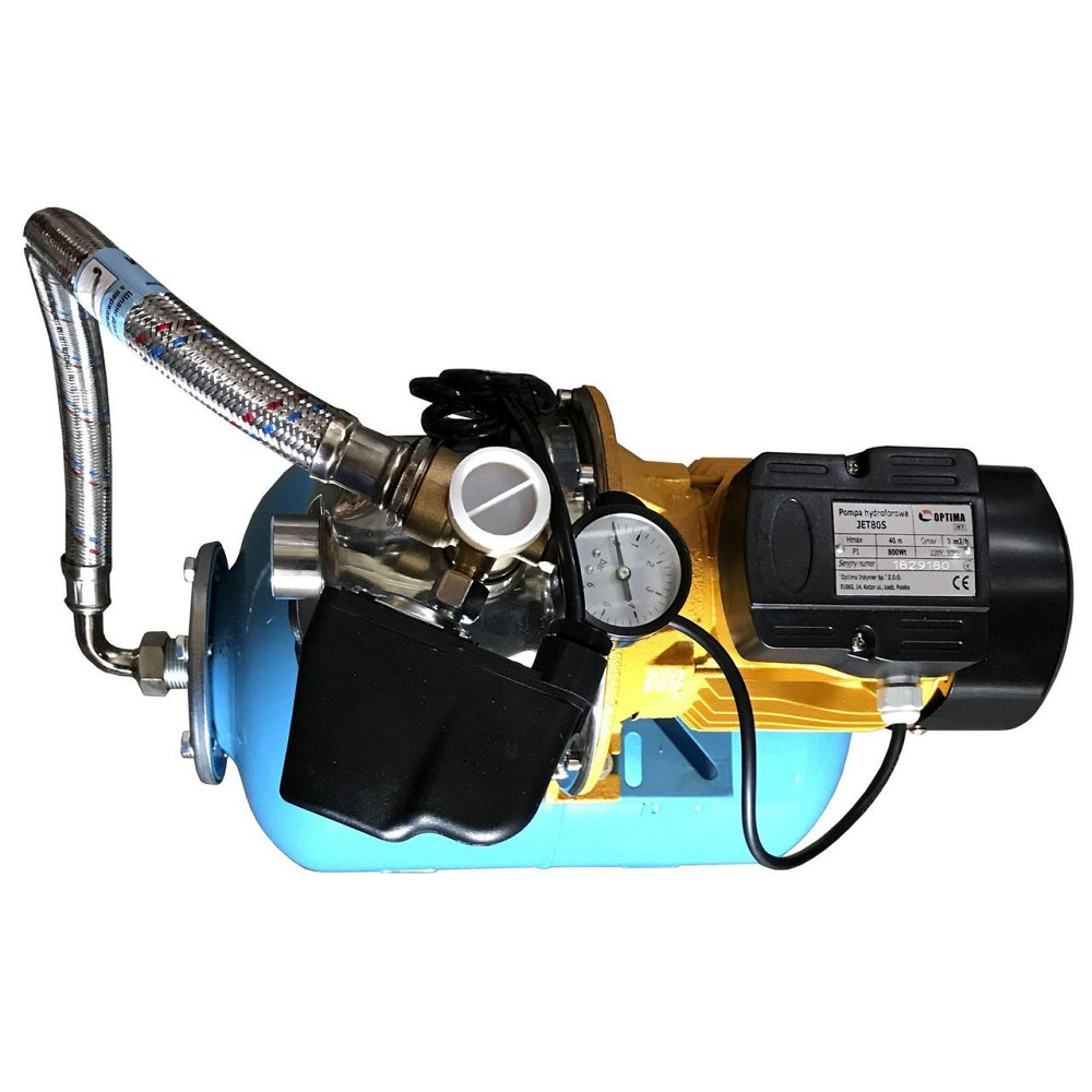 Насосна станція Optima JET 80S-24 0,8кВт нержавійка на гребінці (000013303) Київ - фото 2