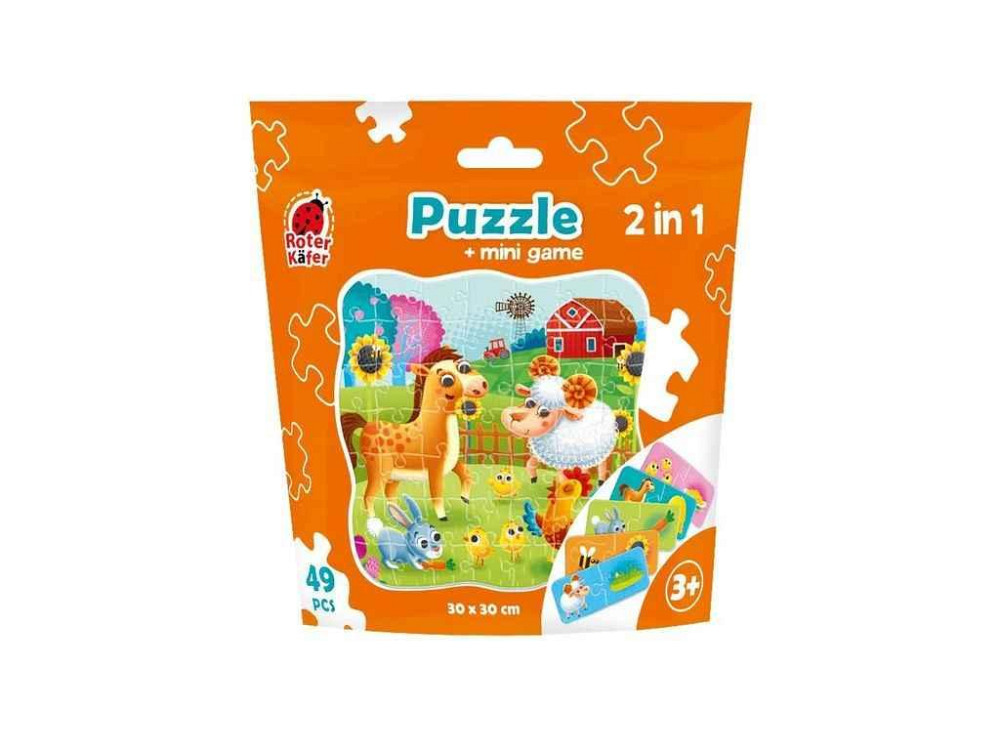 Пазли 2 in 1. Farm RK1140-05 ТМ VLADI TOYS Київ - фото 1