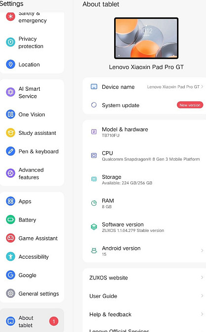 Lenovo Yoga Tab / Xiaoxin Pad Pro GT 8/128 і 8/256 WI-FI TB710FU. Харьков - изображение 1