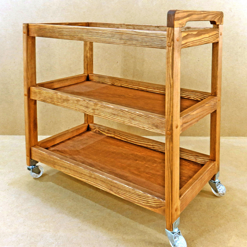 Етажерка для ванної на коліщатах "Ділімшер" охра Миколаїв - фото 1