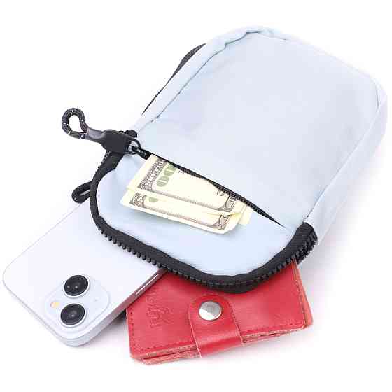 Практична слінг сумка для подорожей із якісного текстилю Блакитний (Vintage) Київ