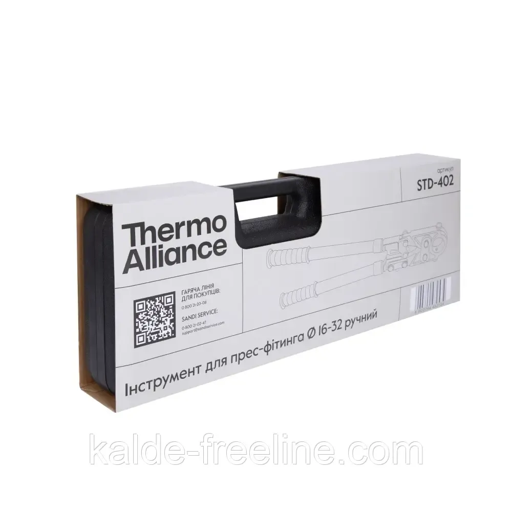 Инструмент для пресс-фитинга d16-32 ручной STD-402 Thermo Alliance Харків - фото 9