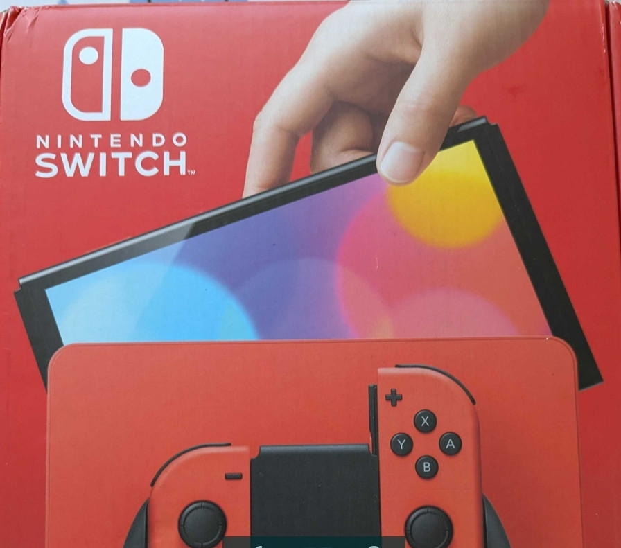 Приставка Nintendo Switch OLED Model HEG-001 Mario Red Limited Edition 64GB Red + 128GB MicroSD + Чохол. Киев - изображение 8