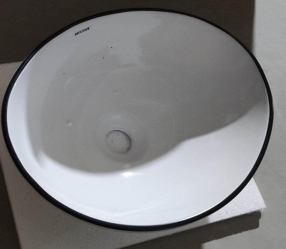 Раковина накладна MIXXUS PREMIUM ELLIPSE-0108 EDGE BLACK 400х330х145mm   ( MP6527 ) 28040 Харків - фото 7