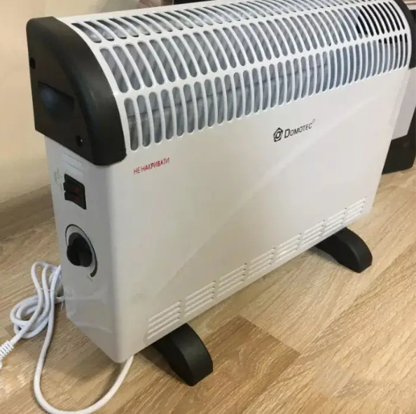 Электроконвектор Domotec Heater MS-5904 2000 Вт с 3 уровнями регулировки температуры Вт Белый 4587 Киев - изображение 10
