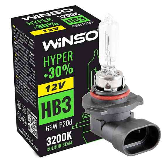 Галогеновая лампа Winso HB3 12V 65W P20d HYPER +30% Київ