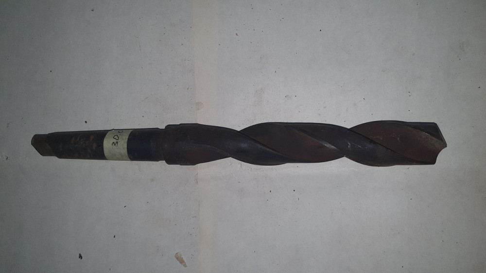 Сверло с коническим хвостовиком 30.0 мм. Р6М5. СССР. Харьков - изображение 1