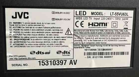 Телевизор JVC 55