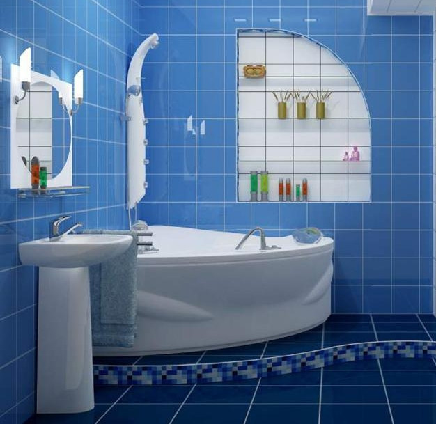 Угловая акриловая ванна RAK Ceramics Relax (1430 x 1430 x 430 мм) Зеленая Винница - изображение 5