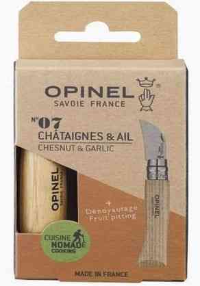 Кухонный Нож складной для каштанов и чеснока Opinel No.7 (002360) Нержавеющая сталь Нововолынск