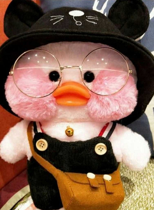 Качка Лалафанфан Уточка в окулярах Каченя LaLafanfan Мягкая Игрушка. Киев - изображение 8