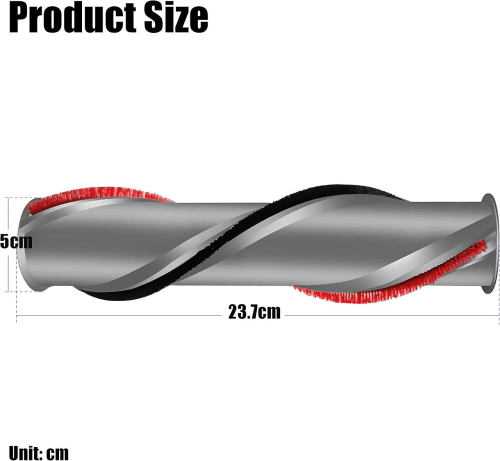 Ролик-щетка Italdos AS-RUL-SEV11 чёрный совместим с Dyson V11 SV14 5 см 3 штифта для всех покрытий удаляет Киев - изображение 5