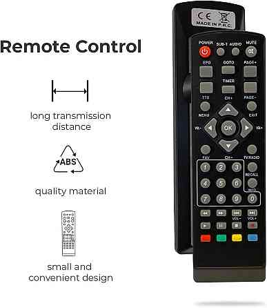 Цифровой кабельный ресивер LEYF PA-2211 DVB-C/C2 DVB-T2 Full HD HDMI USB SCART чёрный Киев