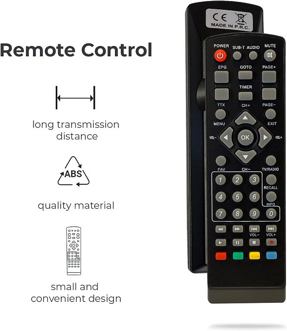 Цифровой кабельный ресивер LEYF PA-2211 DVB-C/C2 DVB-T2 Full HD HDMI USB SCART чёрный Киев - изображение 3