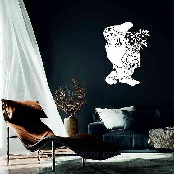 Декоративное настенное Панно «Гномик», Декор на стену 90*66 см Киев