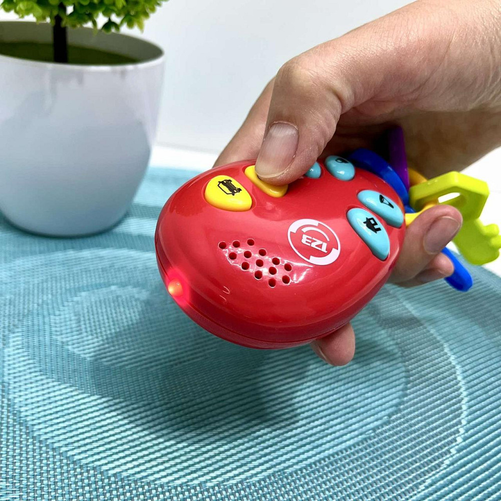 Гра розвиваюча брелок з ключами світло звук Червона (LS010C) Чернигов - изображение 4