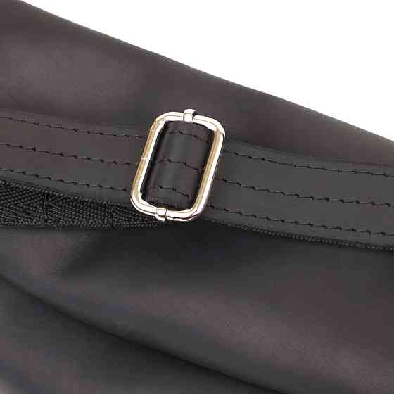 Надійна сумка бананка для чоловіків із вінтажної натуральної шкіри Shvigel 23138 Чорний Київ