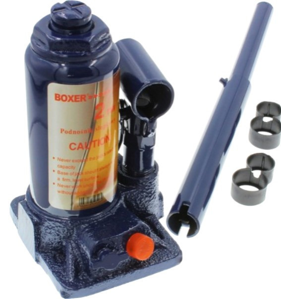 . Гідравлічний домкрат BX-442 5T з під'ємом 20–39 см, сталевим корпусом і подвійною системою захисту Одеса - фото 1