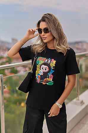 Базова жіноча футболка з малюнком "Labubu" | Норма і батал Київ