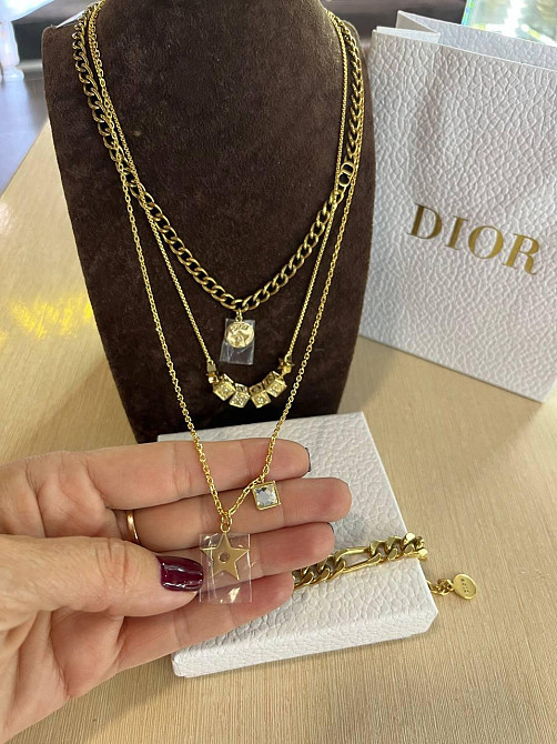 Діор набір браслет та підвіска / Dior Одеса - фото 2