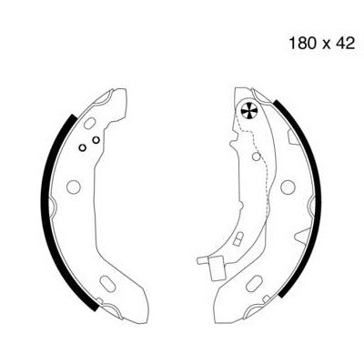 Гальмівні колодки Bosch 0 986 487 852 Вінниця - фото 1