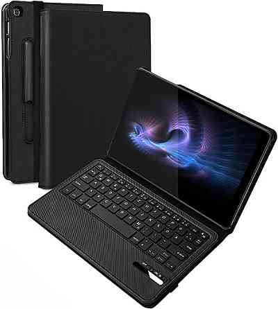 Клавиатура-чехол для Samsung Tab A T510/T510N/T515/T515N черный QWERTZ съемная Bluetooth аккумулятор microUSB Киев