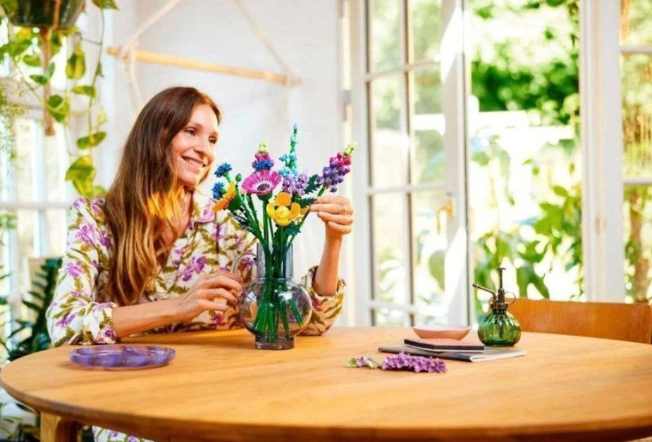 КОЛЬОРОВА КОРОБКА‼️ Botanical Букет полевых цветов на 939д. как Lego. Харьков - изображение 1