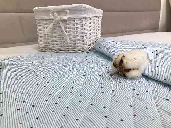 Ecotton Покривало дитяче Ecotton 105х140 см антиалергенне блакитний з Зірочками для хлопчика Киев