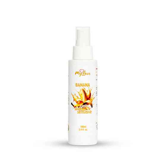 Інтимний гель-лубрикант - MyLove Taste Slide Sensitive Banana, 100 мл Sex Aura Київ