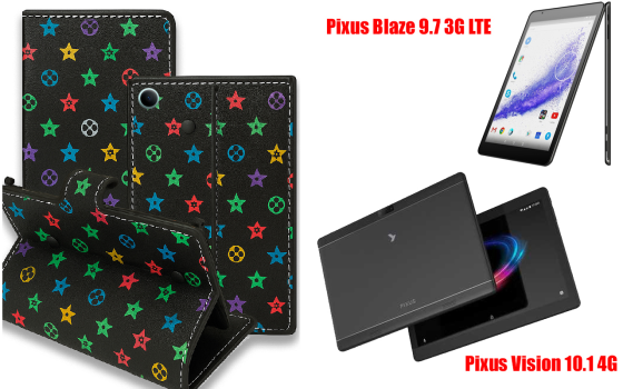 Книжка-трансформер для планшета Pixus Blaze 9.7 3G Lte, Vision 10.1 4G, колір Black Lyi Black Київ