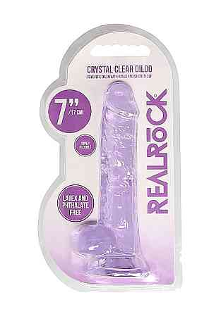 Фалоімітатор - Realrock Dildo 7" Purple Sex Aura Київ