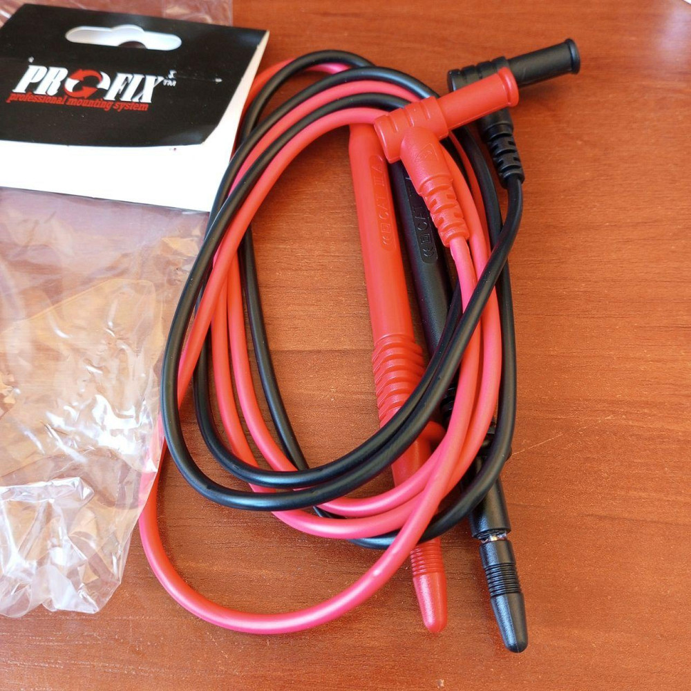Шнуры мультиметра TL07, 1000V, 10A, 4мм (пара), Profix Полтава - изображение 1