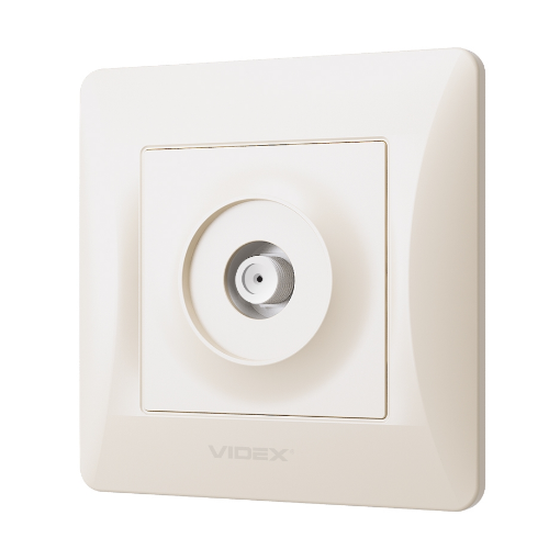 BINERA крем Розетка внутрішня 1-а SAT супутникова Videx Житомир