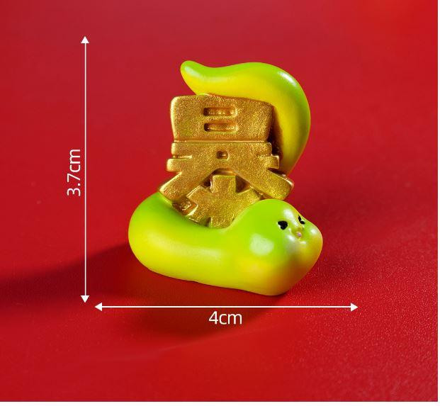 Фігурка Змія 2.8 х 3.8 см для мініатюри та виробів Змії добробуту Одеса - фото 1