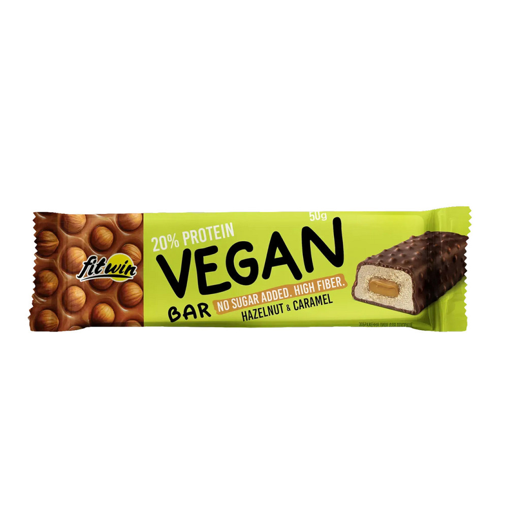 Vegan Bar - 12x50g Hazelnut & Caramel Киев - изображение 1