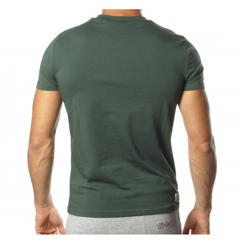 Футболка Leone Forest Green мужская размер L стильная спортивная футболка Leone зеленого цвета Київ - фото 3