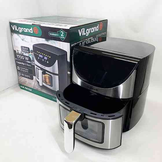 Міні фритюрниця ViLgrand VAF6017WDS 1700 Вт 6 л, Електрофритюрниця, Мультипіч для запіканок DT-43 Івано-Франківськ