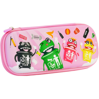 Пенал Cool For School с тиснением 1 отделение Розовый (B-8614-pink) Винница - изображение 1