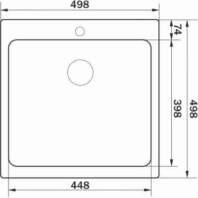 Мийка кухонна GRANADO Galera S201 black honeycomb (GS02201BH) Вінниця