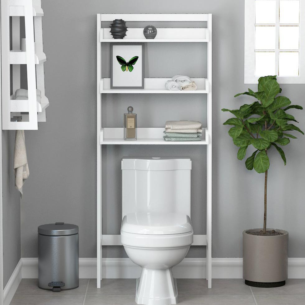 Стеллаж над унитазом 