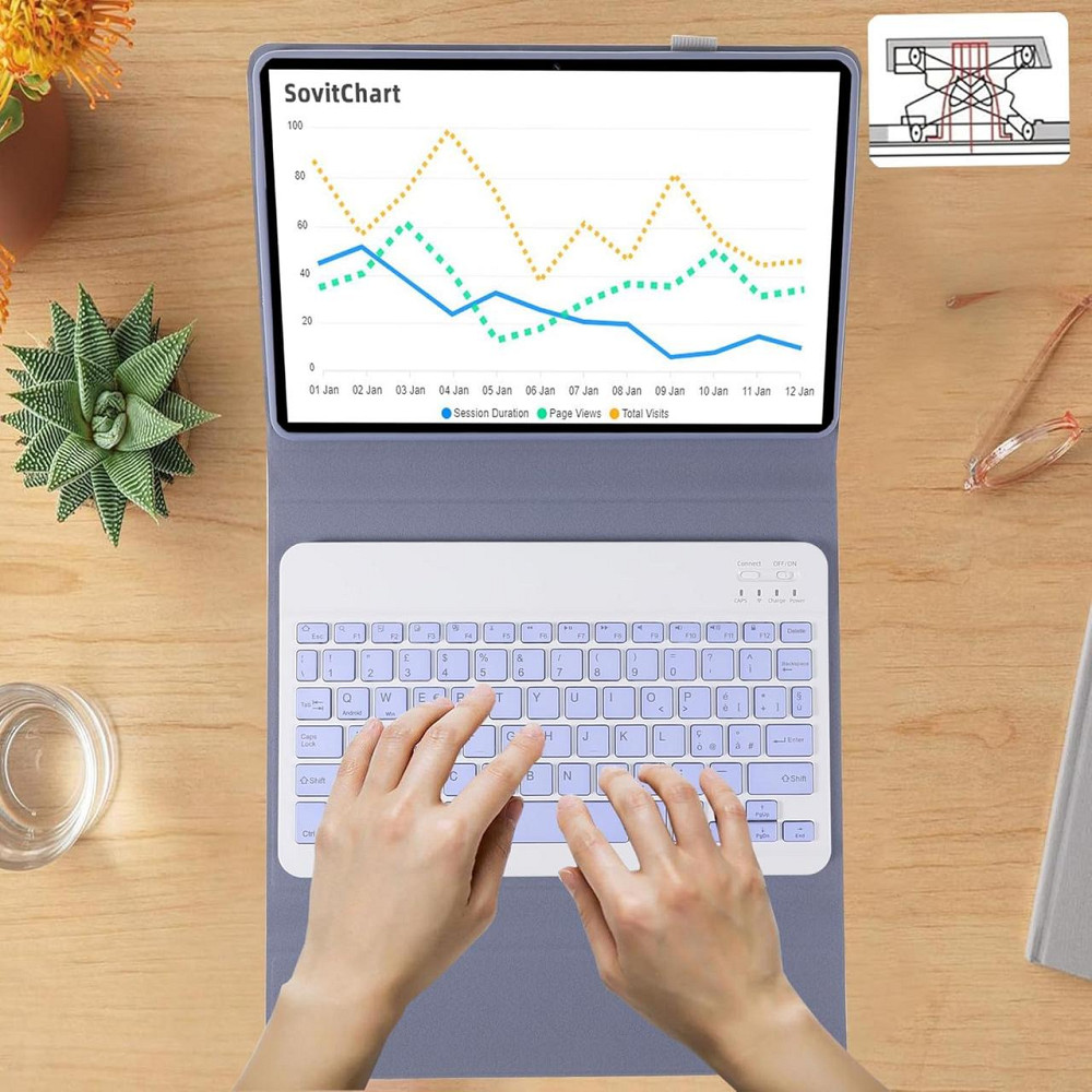 Чехол-клавиатура для Xiaomi Pad 6 11