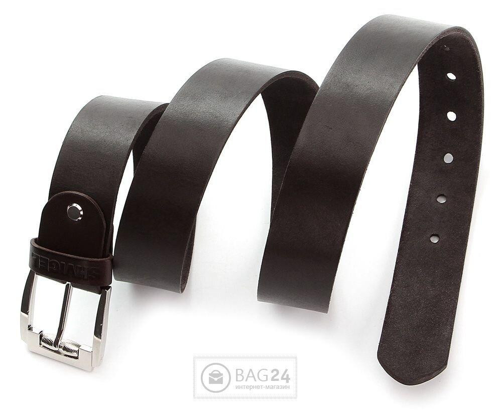 Современный мужской ремень из натуральной кожи SHVIGEL 13785 Киев - изображение 3
