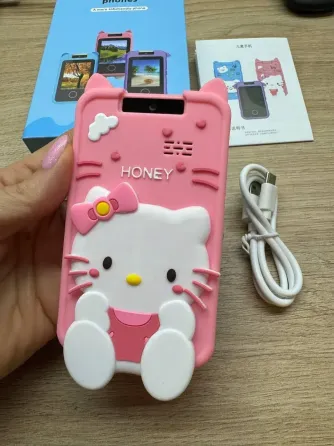 Hot Huez Розовый Телефон Интерактивный Смартфон с сенсорным экраном Детская игрушка с играми ка Коломия