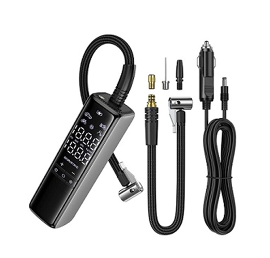 Компрессор автомобильный ведущий Borofone FC1 (Черно-серый) Киев