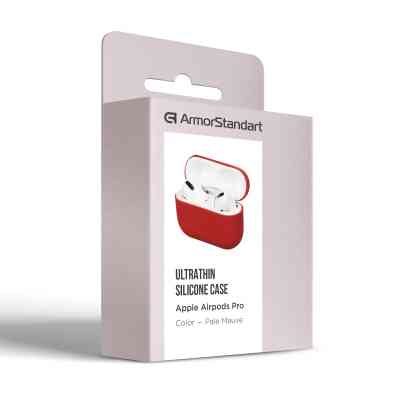 Чохол для навушників Armorstandart Ultrathin Silicone Case для Apple AirPods Pro Pale Mauve (ARM55954) Вінниця
